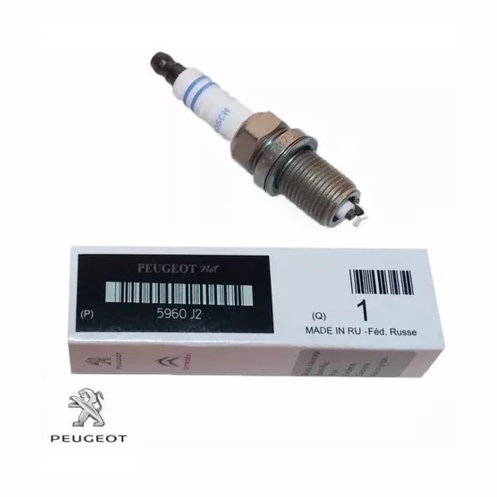 Bujía doble electrodos original Peugeot 206