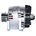 Alternador 120 A 5 PK 2 pines Hyundai New Accent Diesel 2006 - 2010 - Ángulo 2