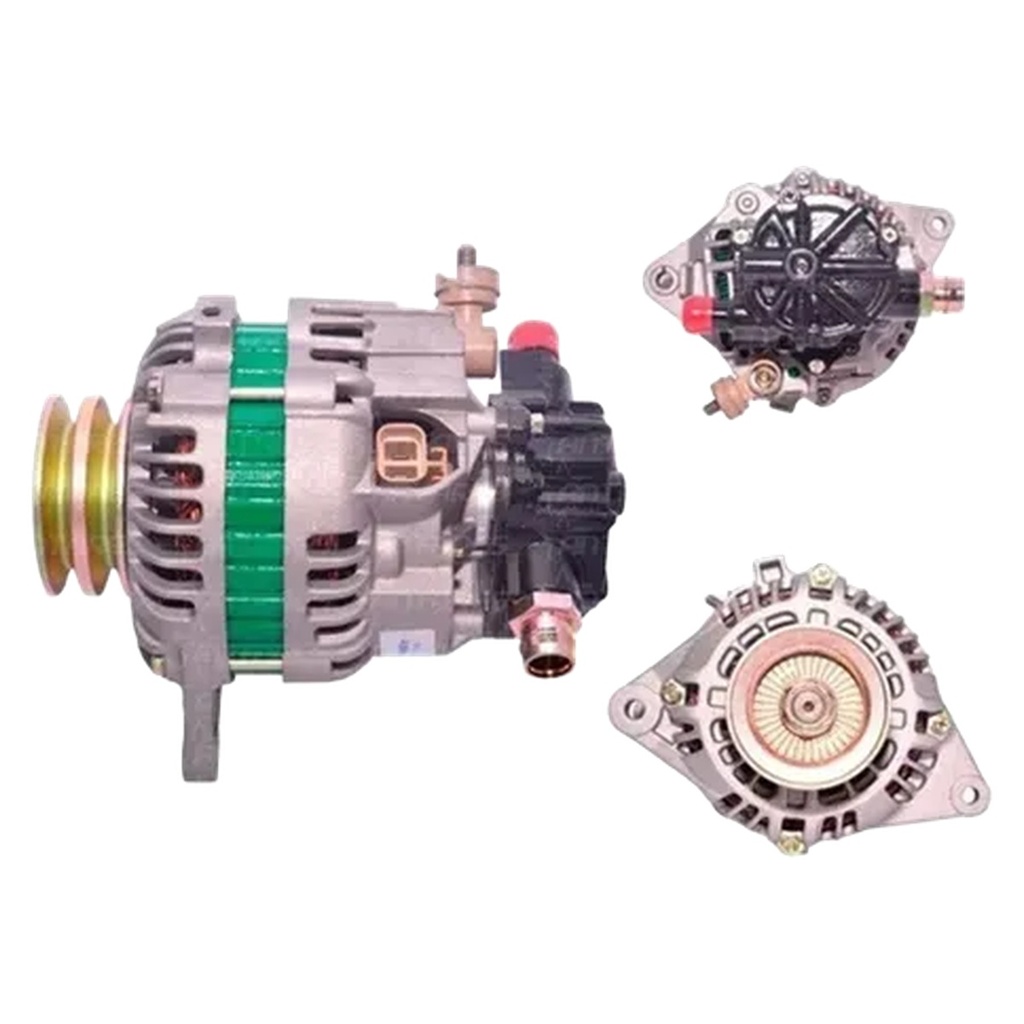 Alternador Hyundai H-100/Porter, doble polea - Ángulo 2